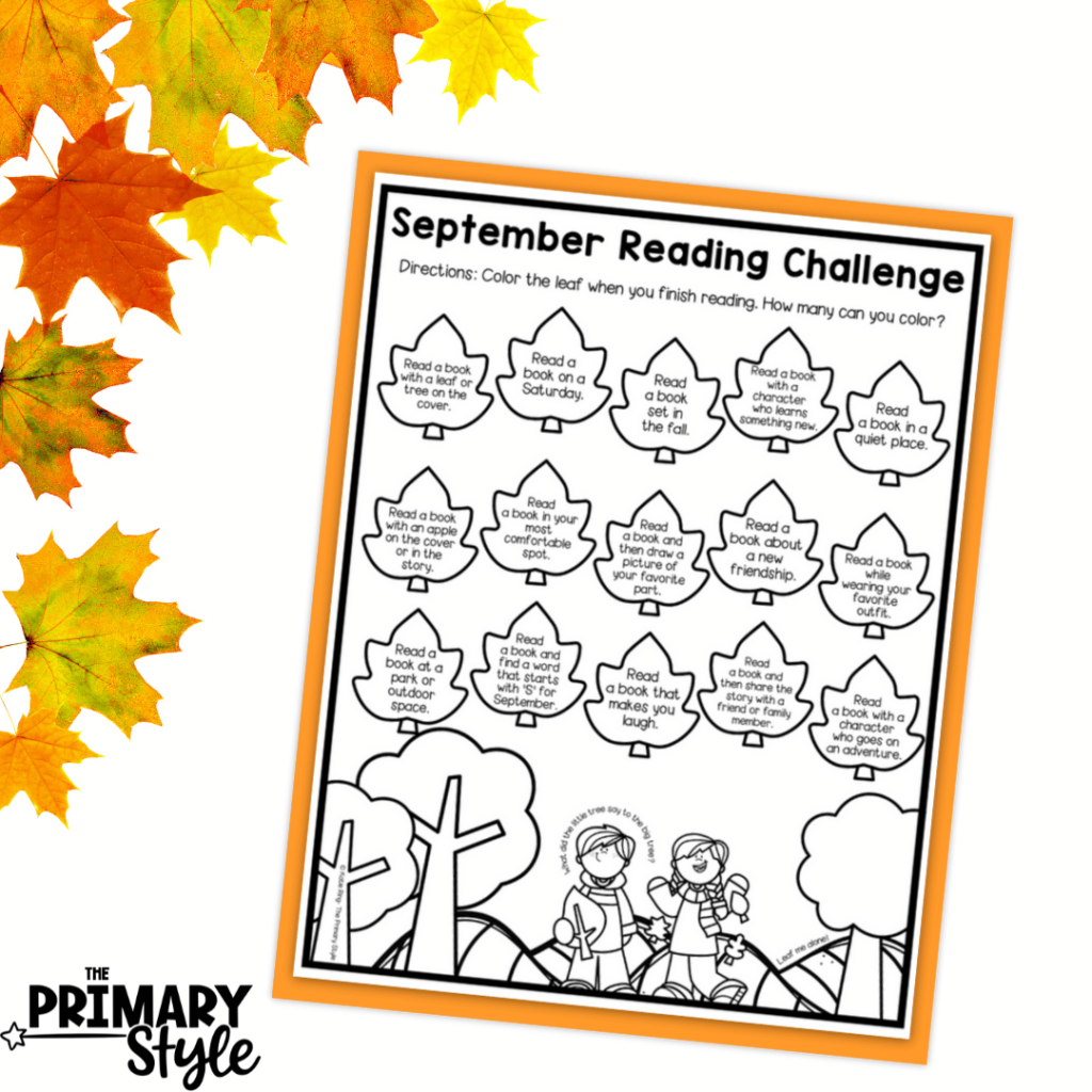 Reading challenges, like the one in this image, are a great way to get students excited about reading in and out of the classroom.