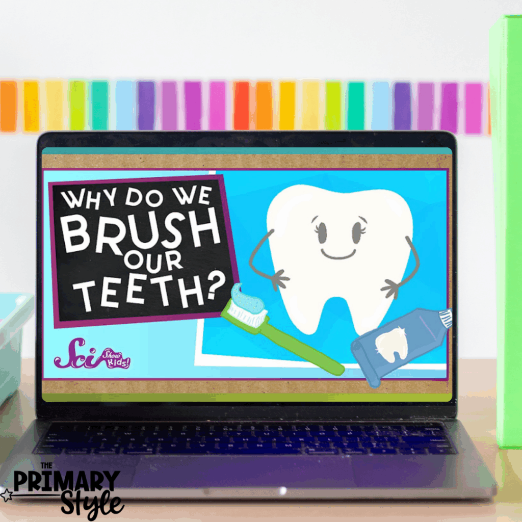 Begin your dental health activities for kids with educational videos.