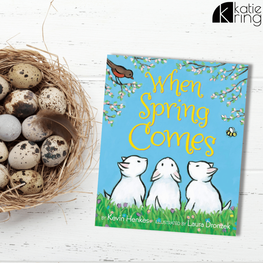 This image shows "When Spring Comes" by Kevin Henkes, which is a spring picture book that young children will love!