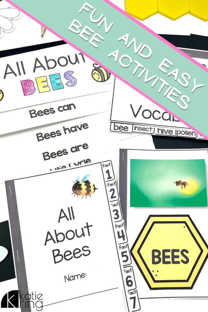 If your lower elementary students are interested in learning about insects, then they will love these fun and easy bee activities for the classroom! Students can learn about the bee life cycle, parts of a bee and even do a fun bee craft!