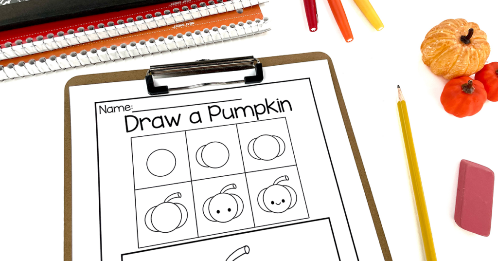 Students love learning how to draw apples and pumpkins.  Then they can write about what they have learned.