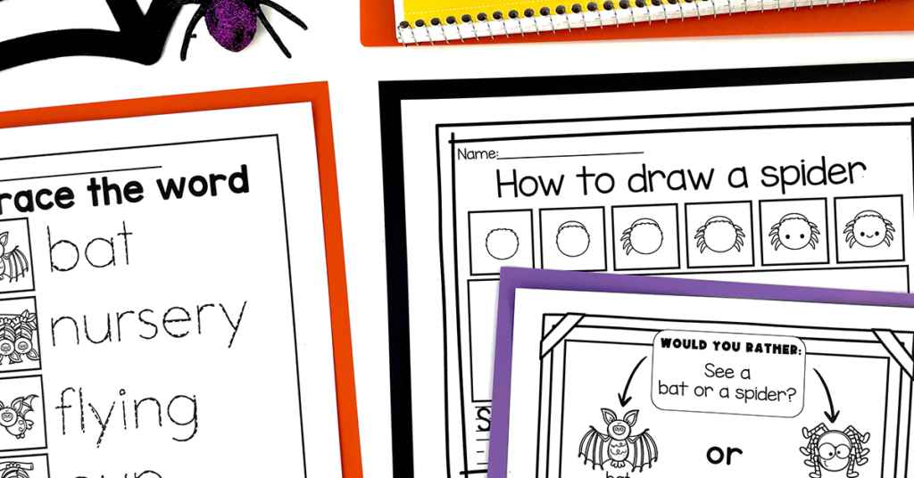 After learning about spiders and bats your students will love writing about what they have learned.