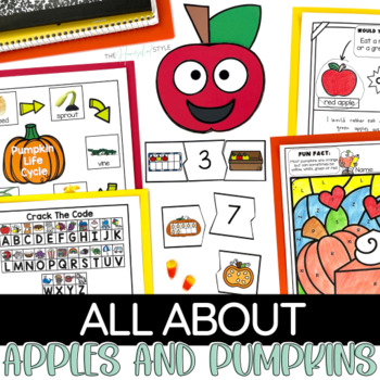 This cross-curricular themed unit includes everything you need to teach about apples and pumpkins.