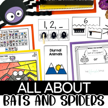 Everything you need to teach a cross-curricular themed unit on bats and spiders.