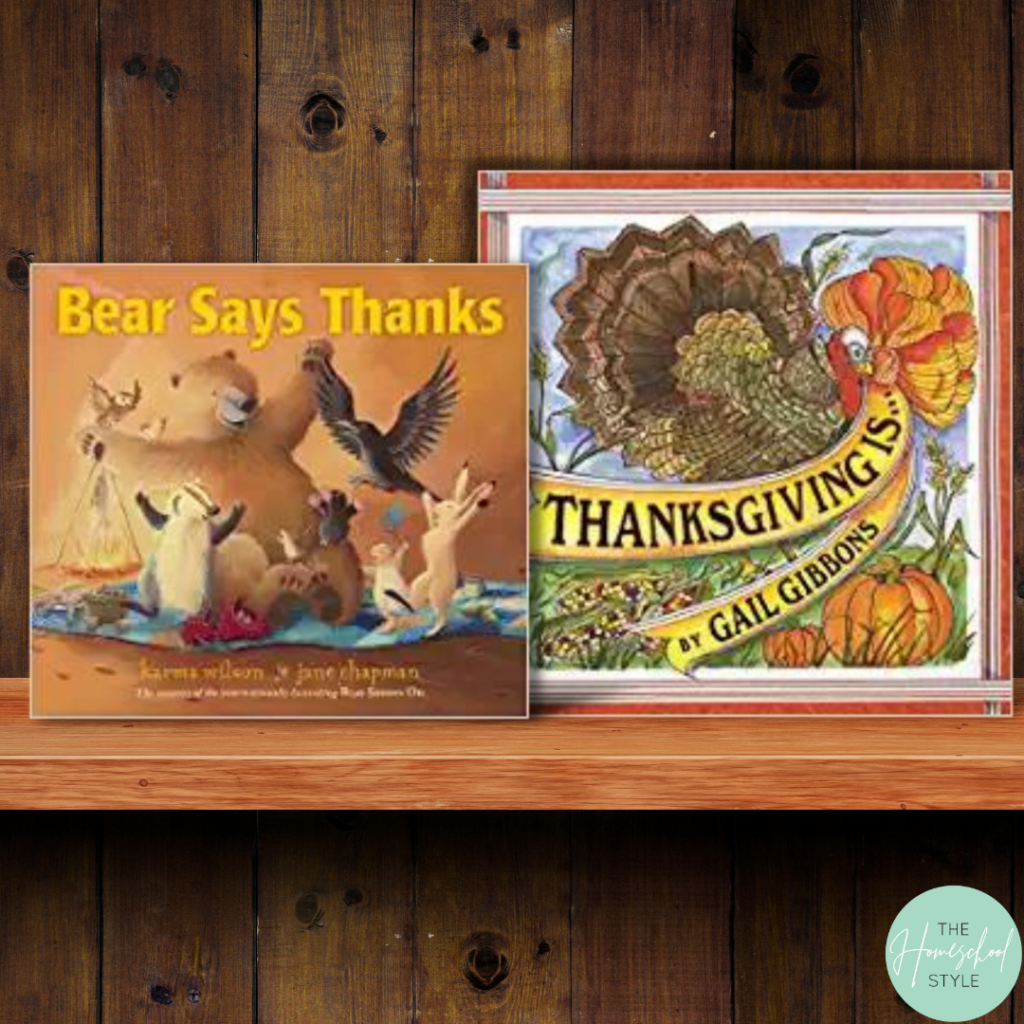 Thanksgiving books for children.