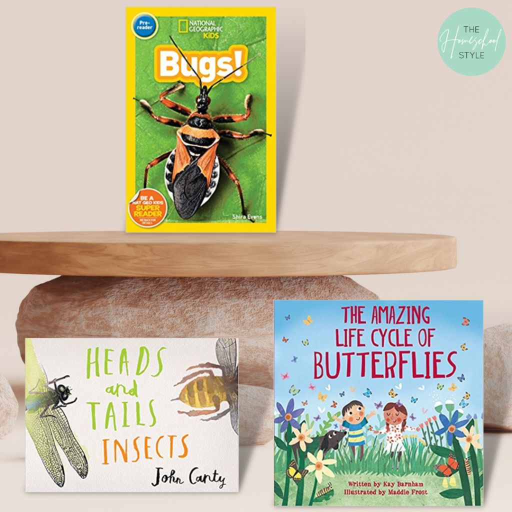 Picture Books featuring insects, bugs, and butterflies.