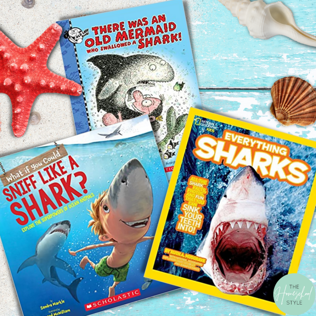 By including fiction and nonfiction shark books in your reading you can be sure your kiddos will be learning all about sharks in ways they will love.