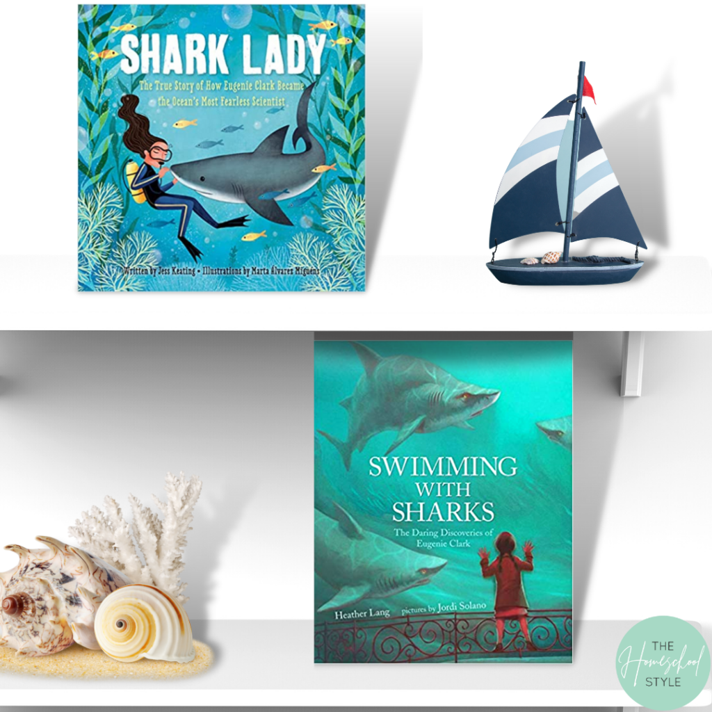 Learn all about the fascinating life of Eugenie Clark with these shark books.