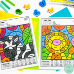 3 Benefits of Using Color by Code in Literacy Centers - The Primary Style