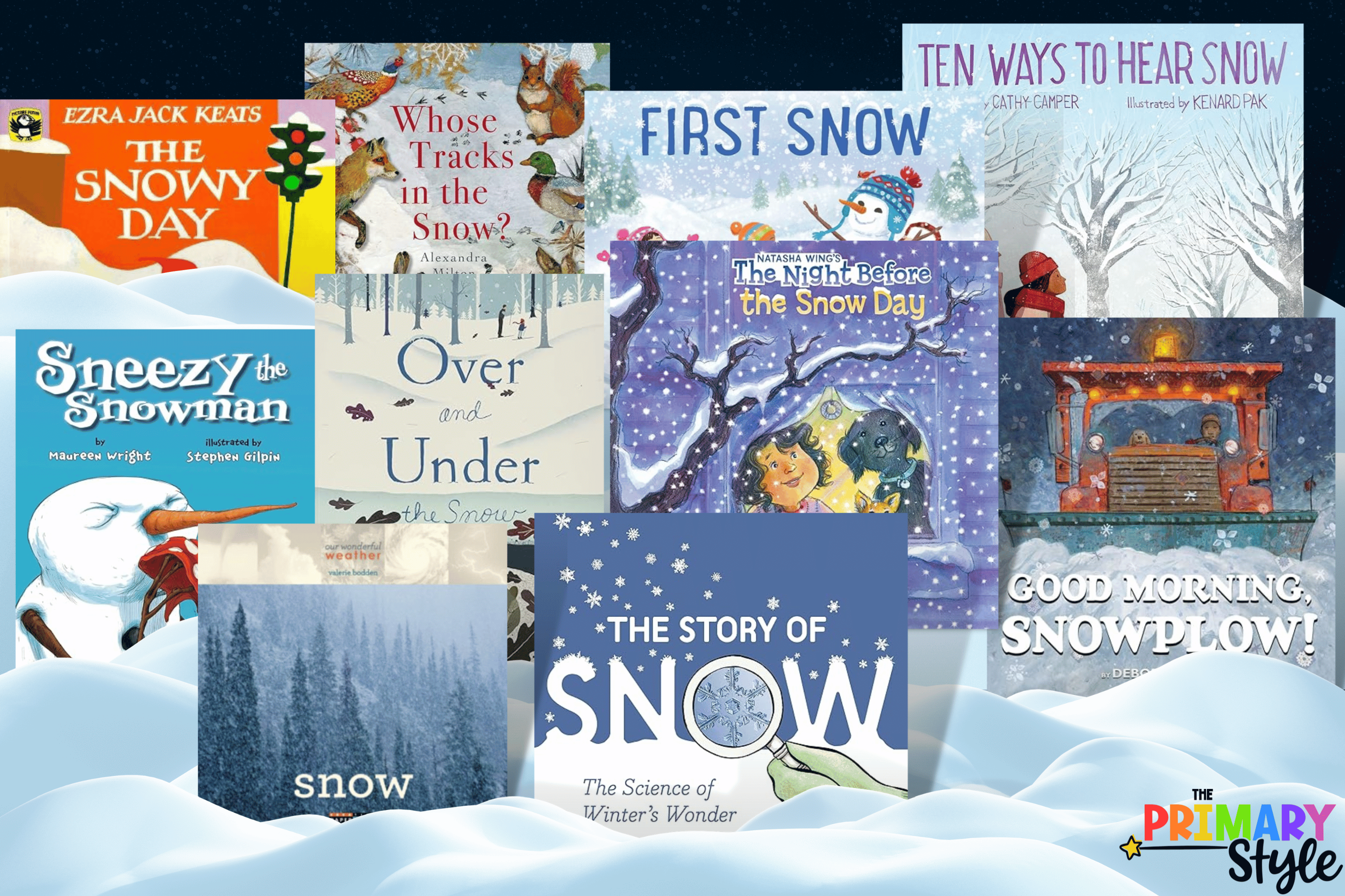 Picture books about snow are a great way to kick off winter themed units with your littles this year.