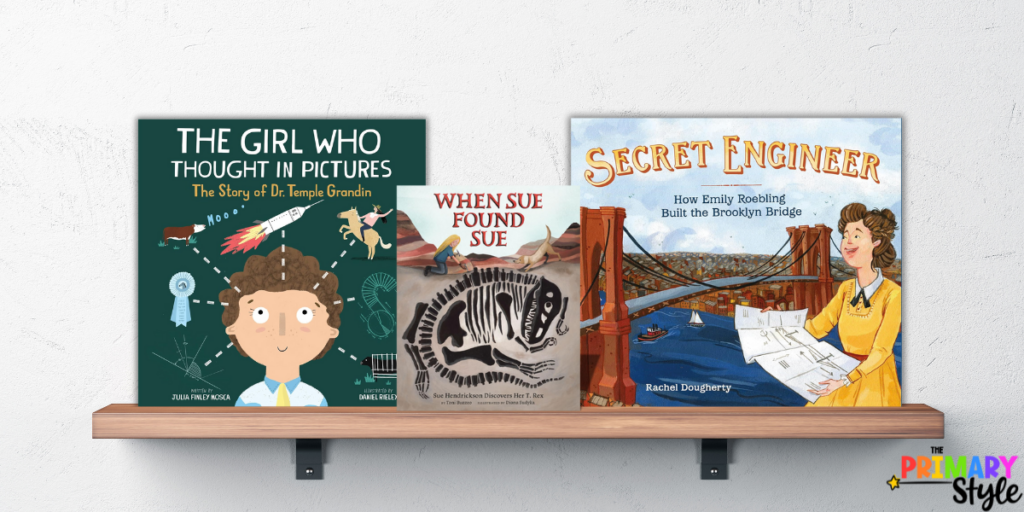 Picture books are the perfect way to introduce a variety of pioneering women during women's history month