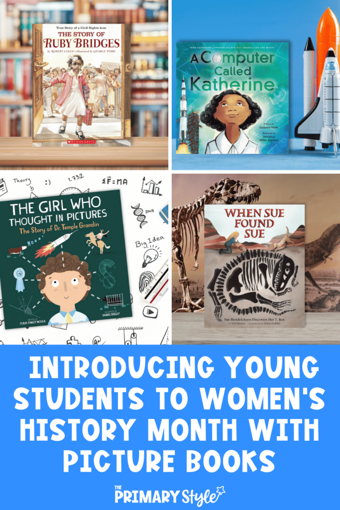 Wondering how to introduce young students to Women's History Month? These picture books are a great place to start as students learn about influential women like Ruby Bridges, Jane Goodall, and more!