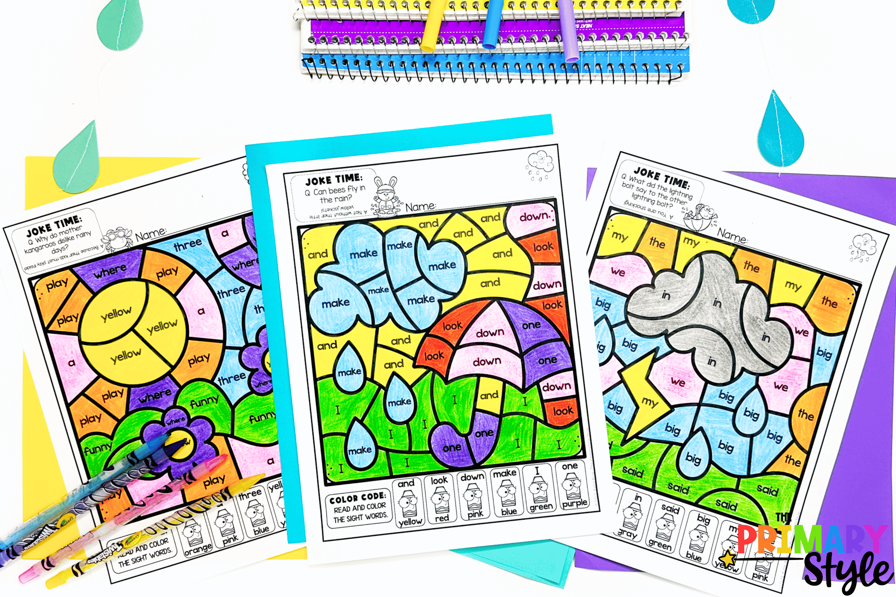 These wonderful weather activities for kids include center activities, crafts, read alouds and color by code worksheets that students will love.