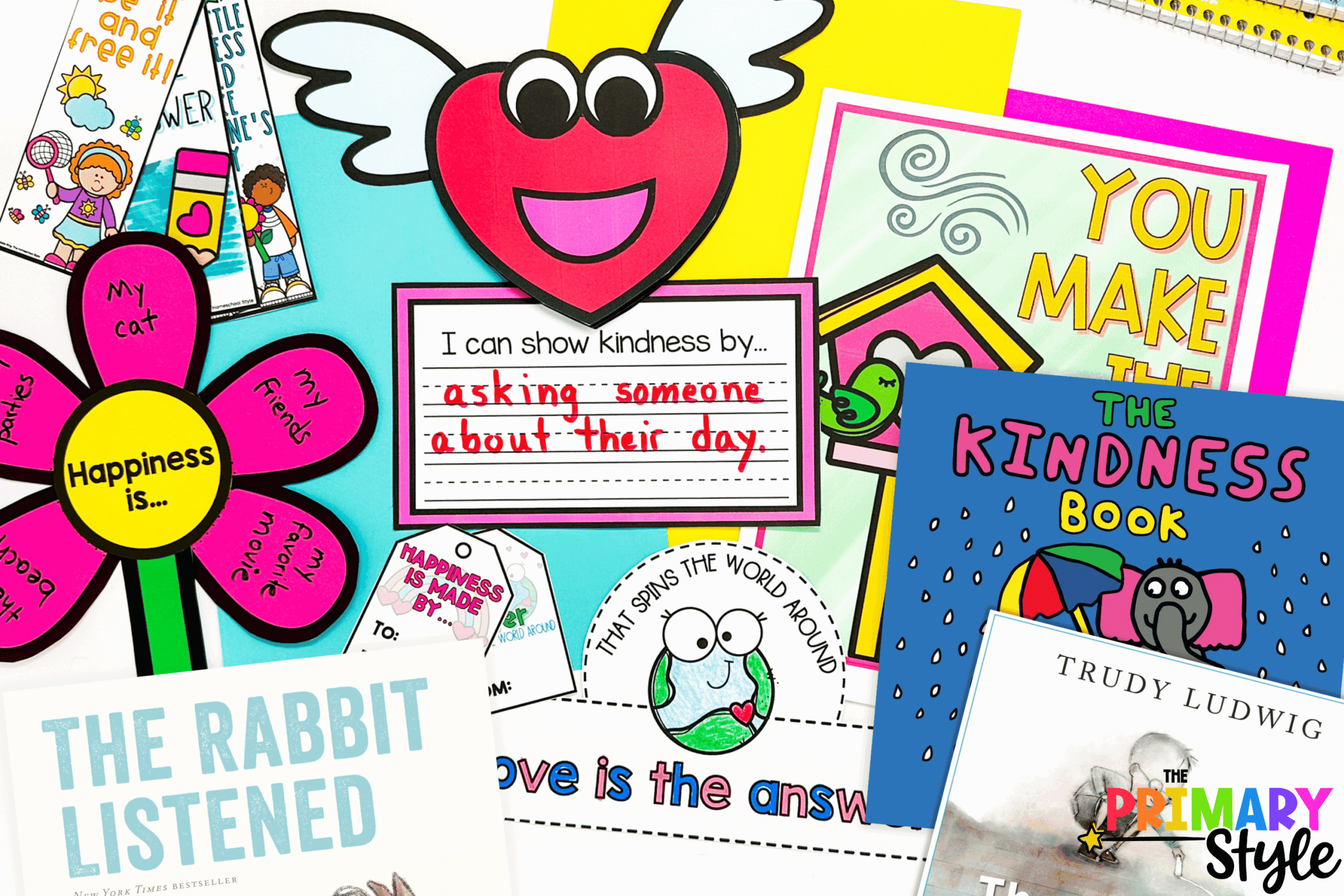 Try teaching kindness through read alouds and hands-on activities!