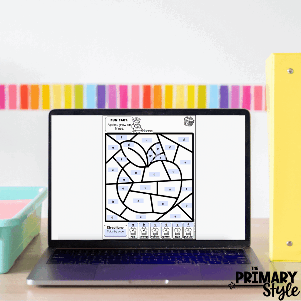 With these editable color by code activities, students will be able to practice skills like number recognition, letter recognition and more.