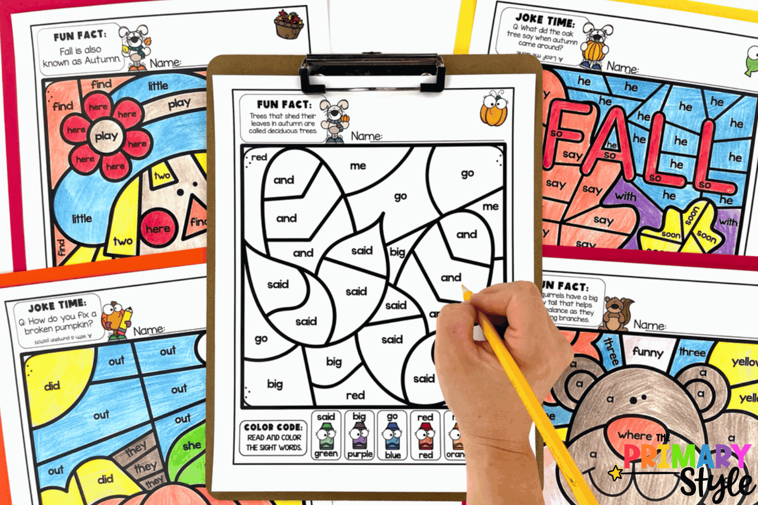 These no prep fall activities will keep your students learning and help you stay sane all season long!
