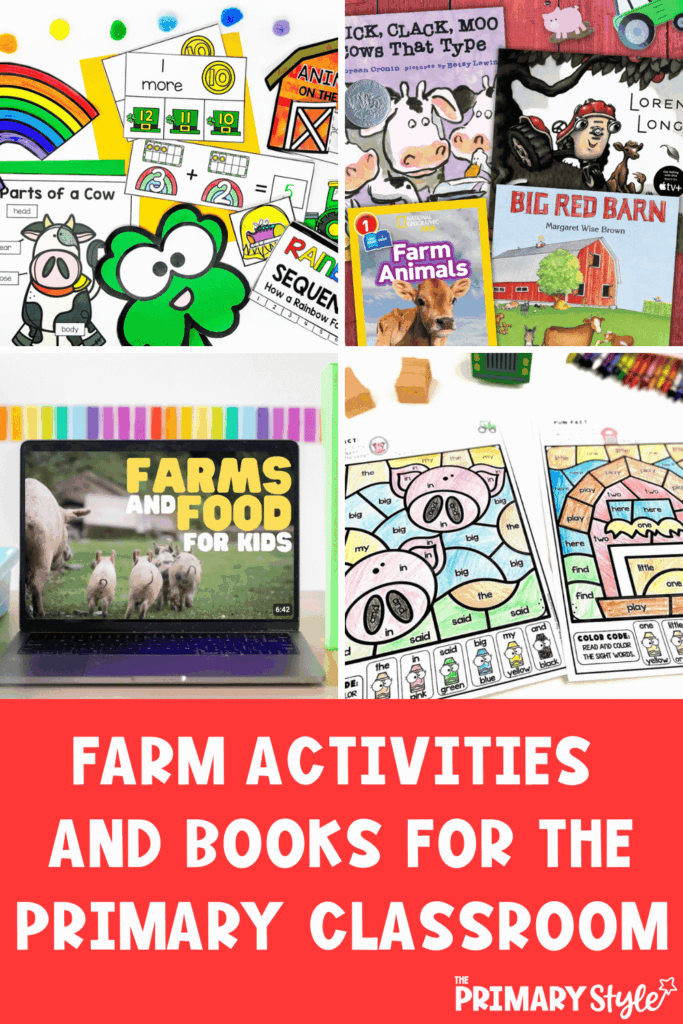 Bring the farm to your classroom with these fun and engaging farm activities and books! 🌾🐮 Perfect for primary grades, this collection includes hands-on learning ideas, crafts, and read-alouds to help students explore farm animals, crops, and life on the farm.