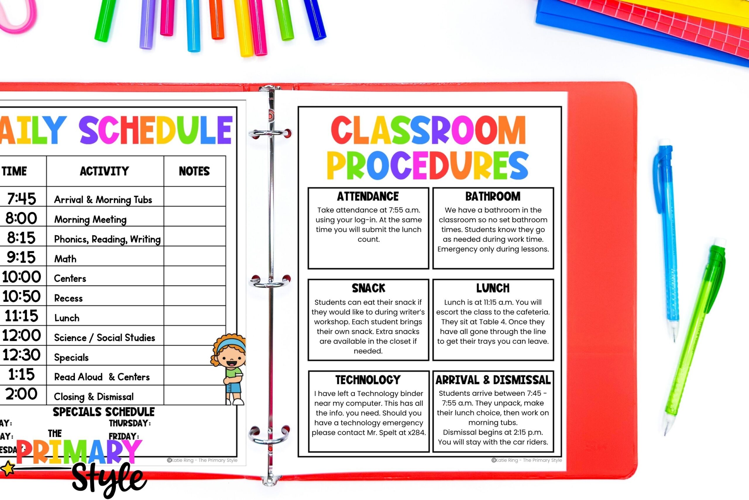 Learn what makes great kindergarten sub plans that include everything that a sub actually needs.