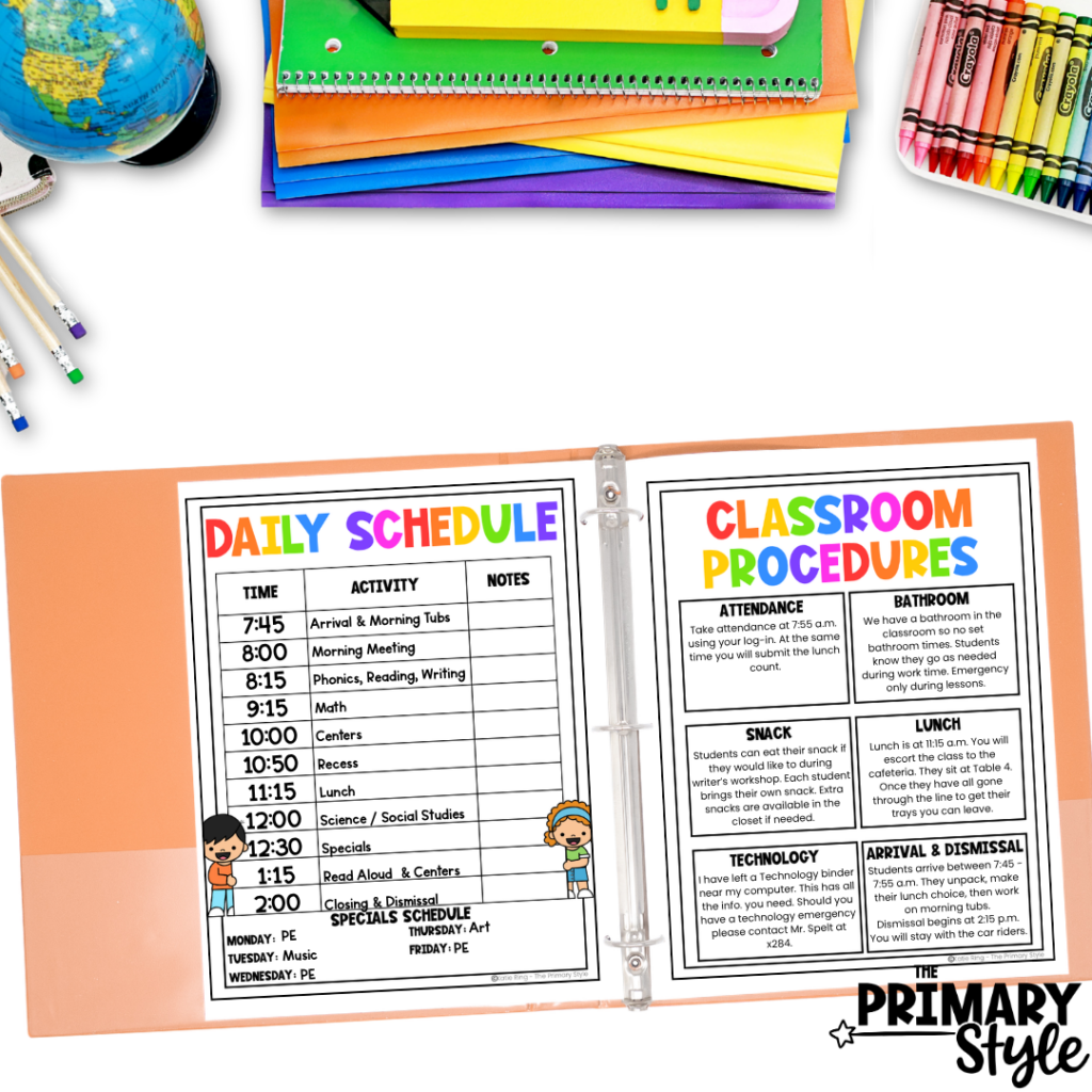 Teachers love these kindergarten sub plans because they take the stress out of being away from the classroom.